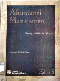 Image of Akuntansi Manajemen Konsep, Manfaat & Rekayasa
