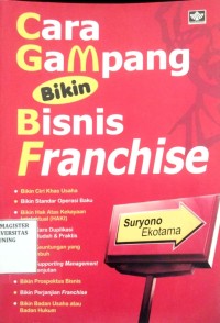 Image of Cara Gampang Bikin Bisnis Franchise