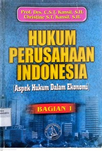 Image of Hukum Perusahaan Indonesia (Aspek Hukum Dalam Ekonomi)