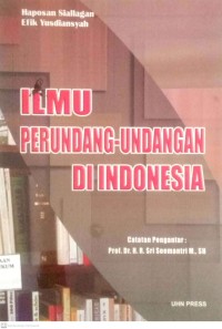 Image of Ilmu Perundang-Undangan Di Indonesia