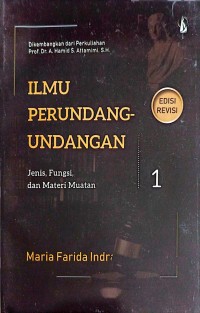 Image of Ilmu Perundang-Undangan : Jenis, Fungsi, dan Materi Muatan
