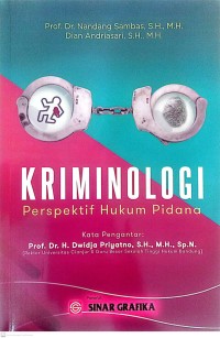 Image of Kriminologi Perspektif Hukum Pidana