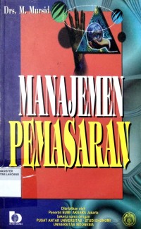 Image of Manajemen Pemasaran
