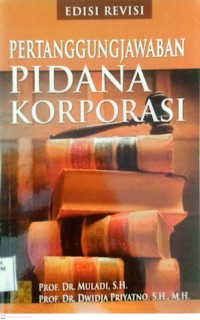 Image of Pertanggungjawaban Pidana Korporasi