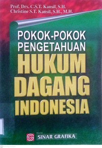 Image of Pokok-Pokok Pengetahuan Hukum Dagang Indonesia