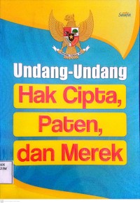Image of Undang-Undang Hak Cipta Paten Dan Merek